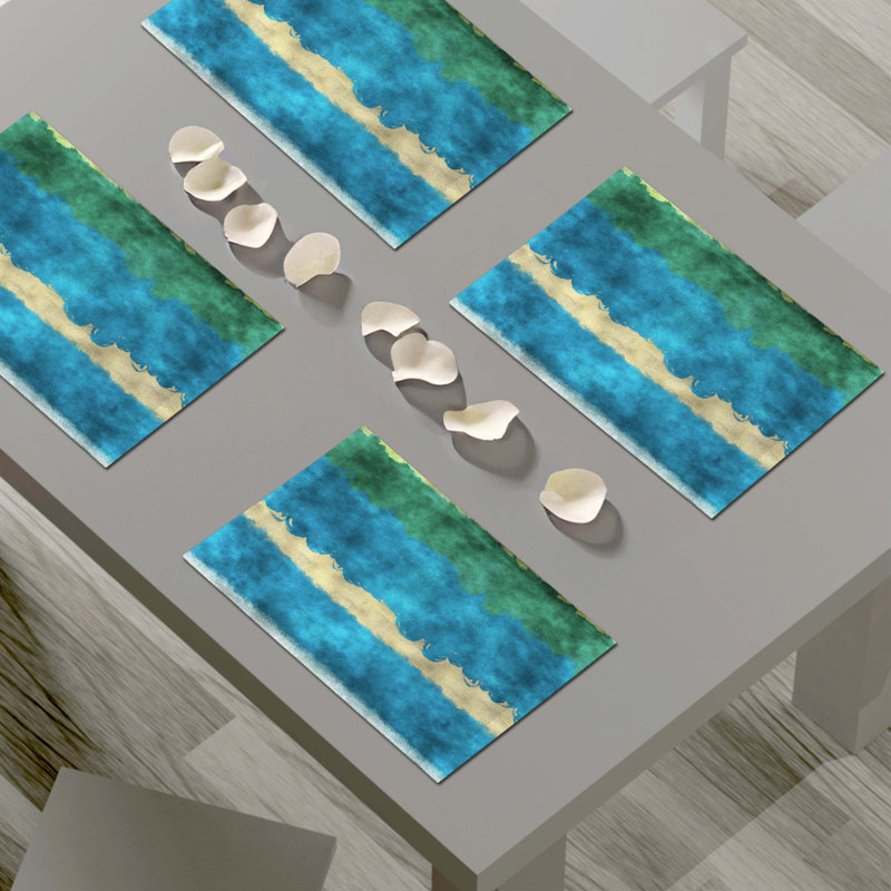 Napperon abstrait en polyester