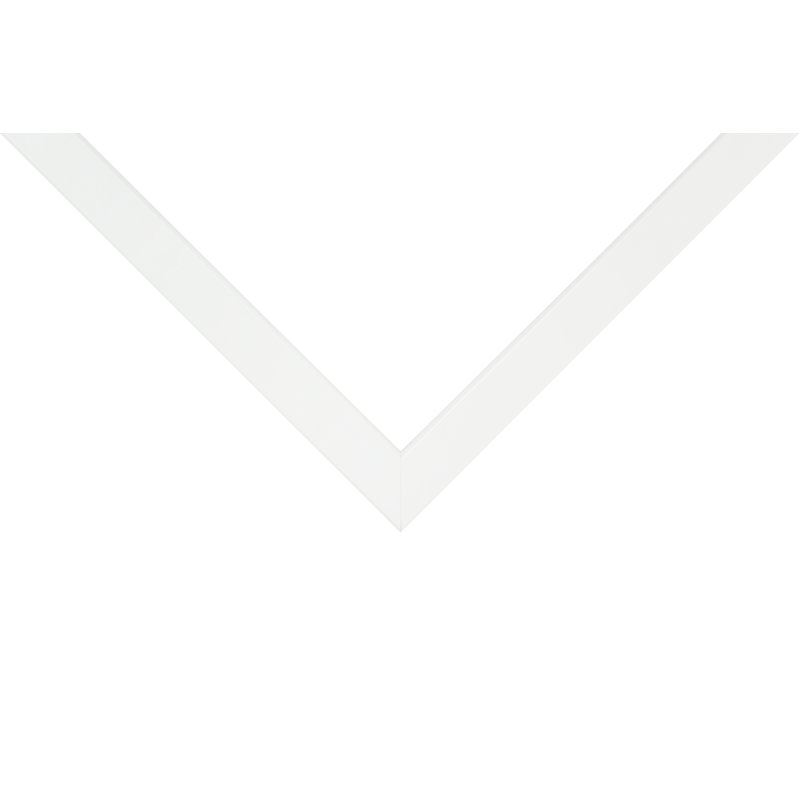 Cadre photo Veilleux, Blanc, L 8 po x H 12 po, Rectangulaire