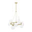 Lustre 12 roues en verre