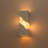 Modern Torn Plaster Wall Sconce 11.81" H, White Gypsum Wall Light With Acrylic Diffuser, UL Listed Hardwired Wall Lamp For Living Room Bathroom E12 Base