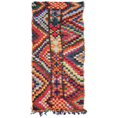 Moroccan Rugs One-of-a-Kind Runner 3'7" X 8'5" Area Rug