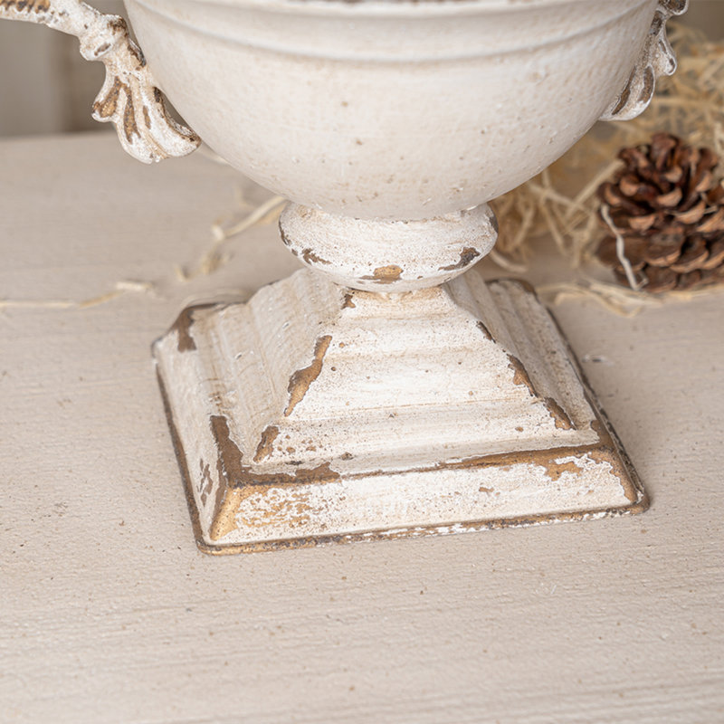 Vintage Double-Handled Flower Pot For Timeless Home Décor, Ideal For Showcasing Plants And Adding Charm To Your Space