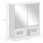 Beyerville 550mm W 600mm H Wall Mounted Required Framed Medicine Cabinet Mirror 2 Fixed-1471035346
