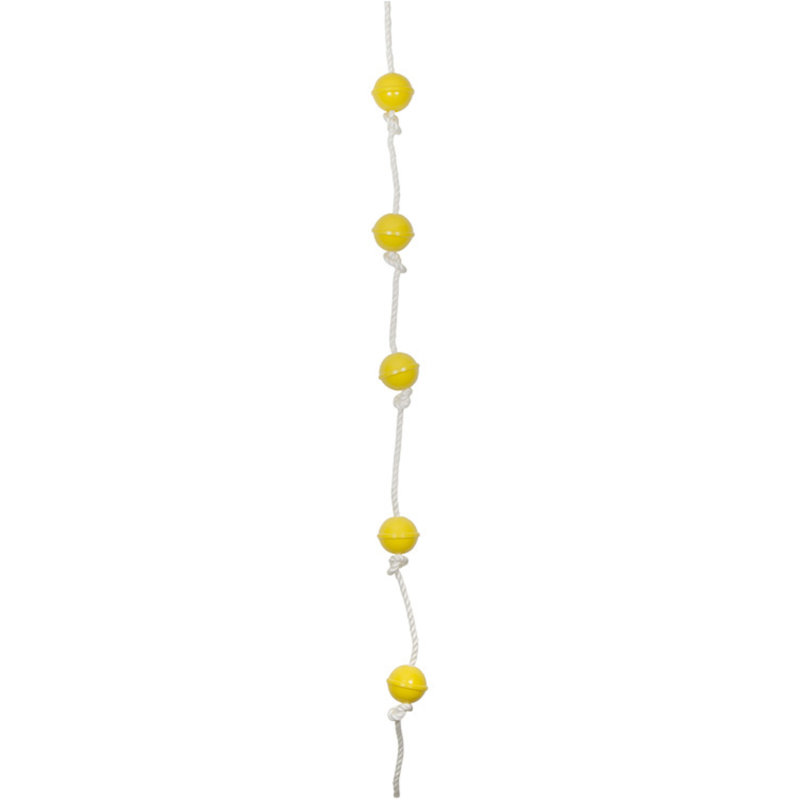 Corde à billes, Jaune