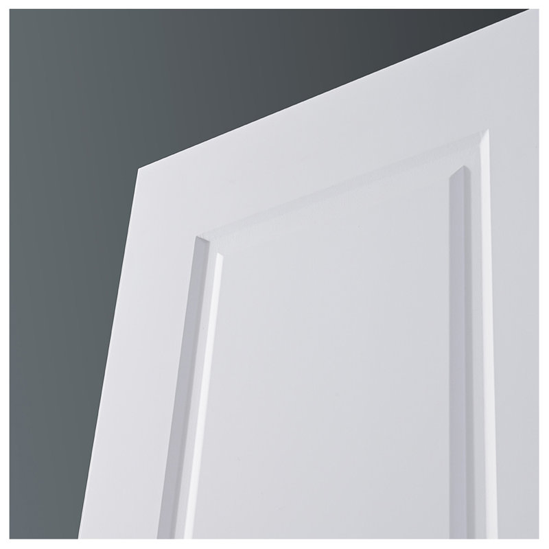 Porte intérieure traditionnelle à 1 panneau laminé blanc doux seulement, 24 po x 80 po