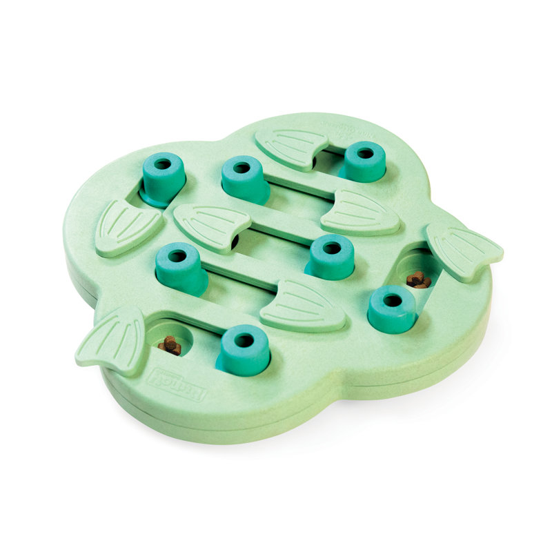Green Intermediate Level Dog Treat Puzzle Toy