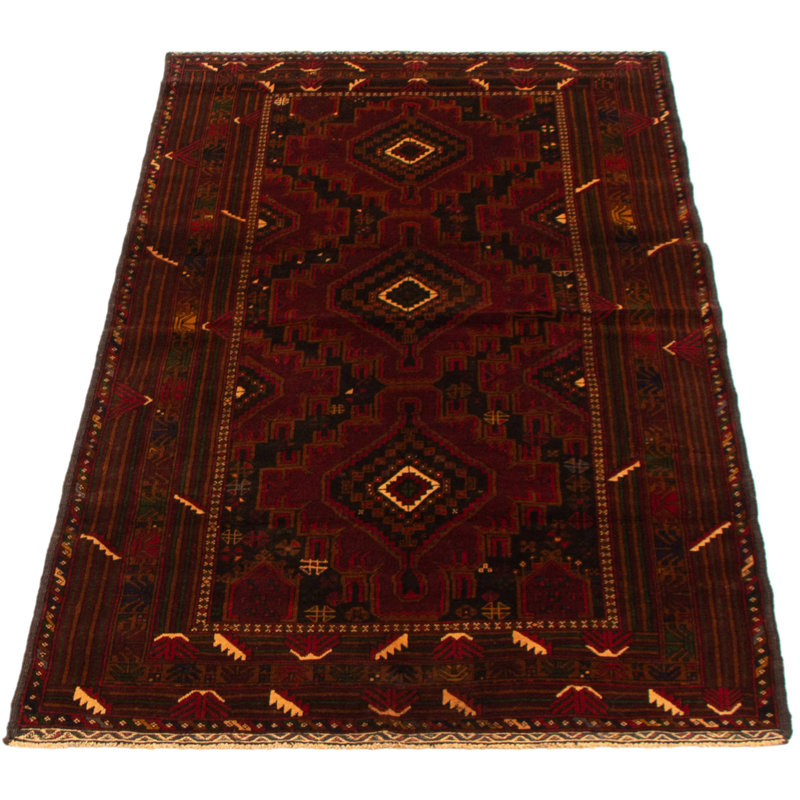 Tapis bourgogne Lynnisha 3 pi 8 po x 6 pi 8 po