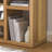 Open Wooden Open Shelf Bookcase, Freestanding Display Storage Cabinet With 7 Cube Storage Spaces, Floor Standing Bookshelf, Entryway, Living Room Storage Cabinet