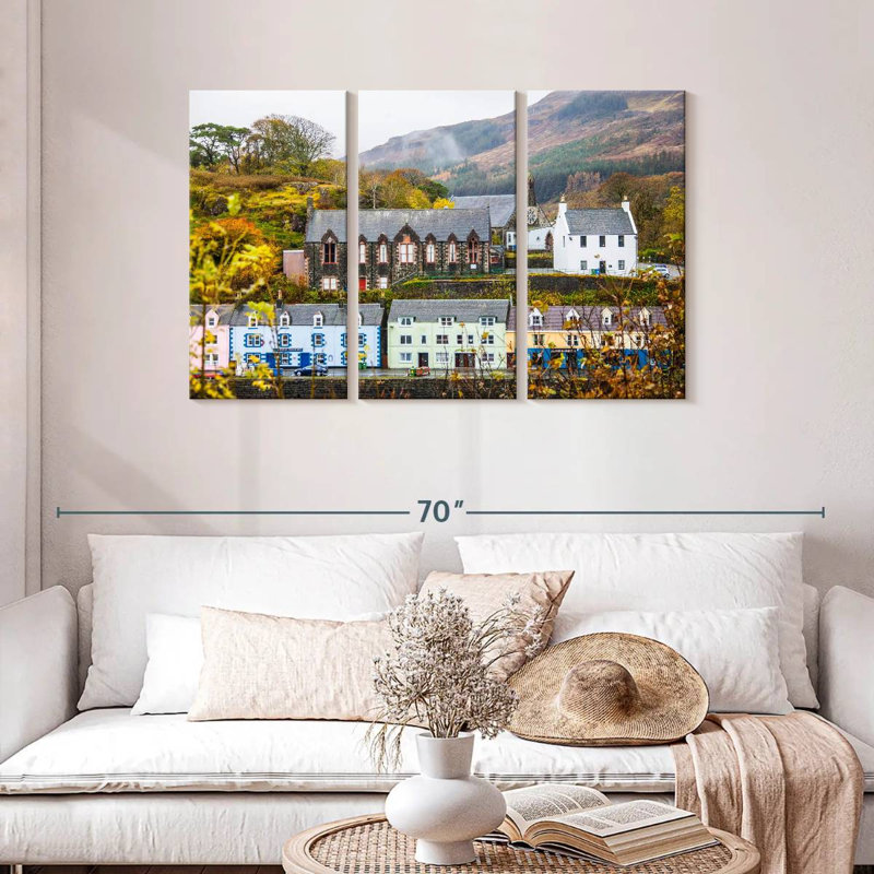 Bâtiments de Portree Town, H 28 po x l 45 po