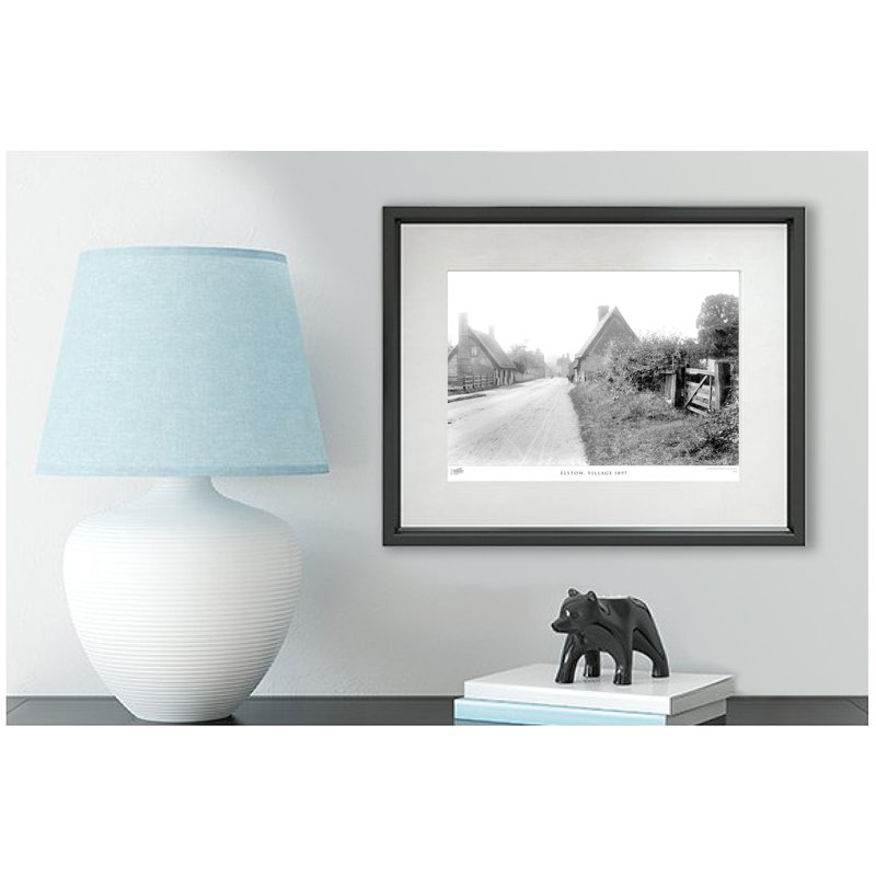 Elstow, Village 1897 - Single Picture Frame Print, 45cm H X 60cm W x 2cm D