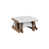 White Top/Antique Mahogany Base sélectionné