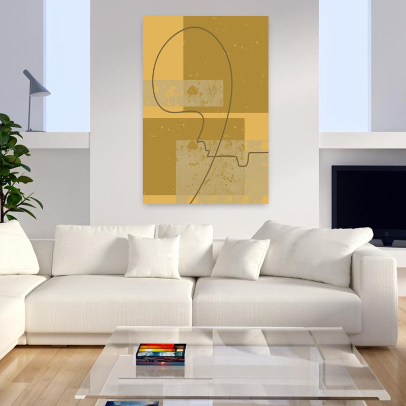 Art contemporain, art contemporain abstrait, H 48 po x l 32 po