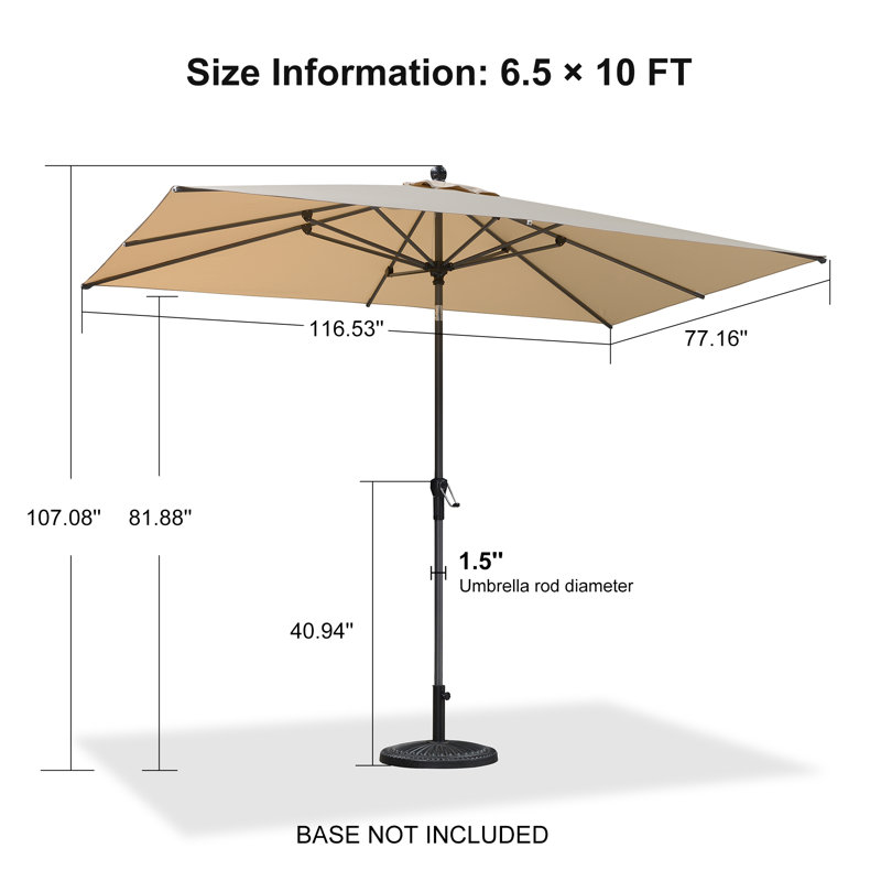 Parasol George, Beige
