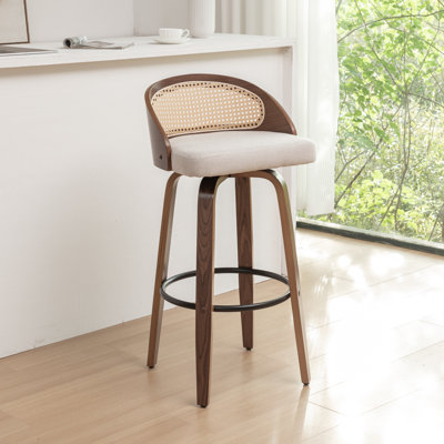 Swivel Upholstered Counter Stool