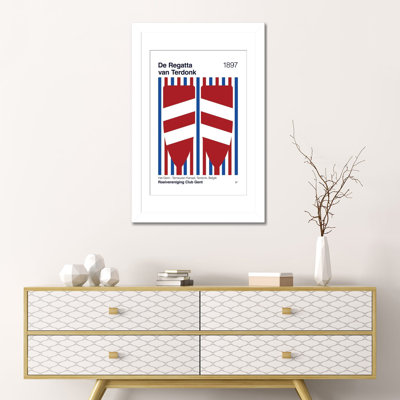1897 Regatta Van Terdonk - Wall Art Print - Framed Fine Art Paper