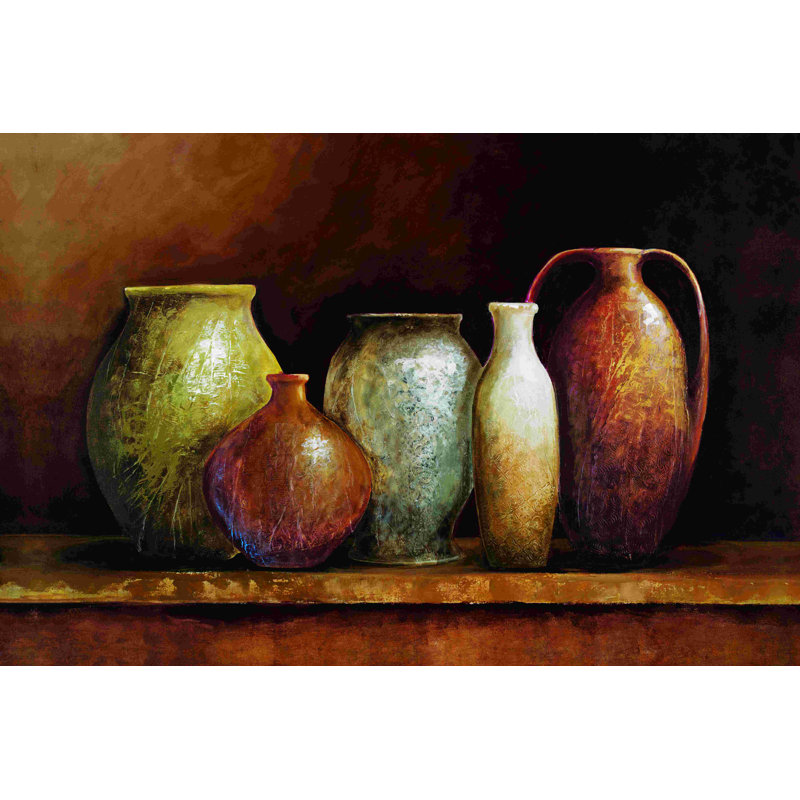 Pots Pots - impression sur toile tendue, H 8 po x l 12 po