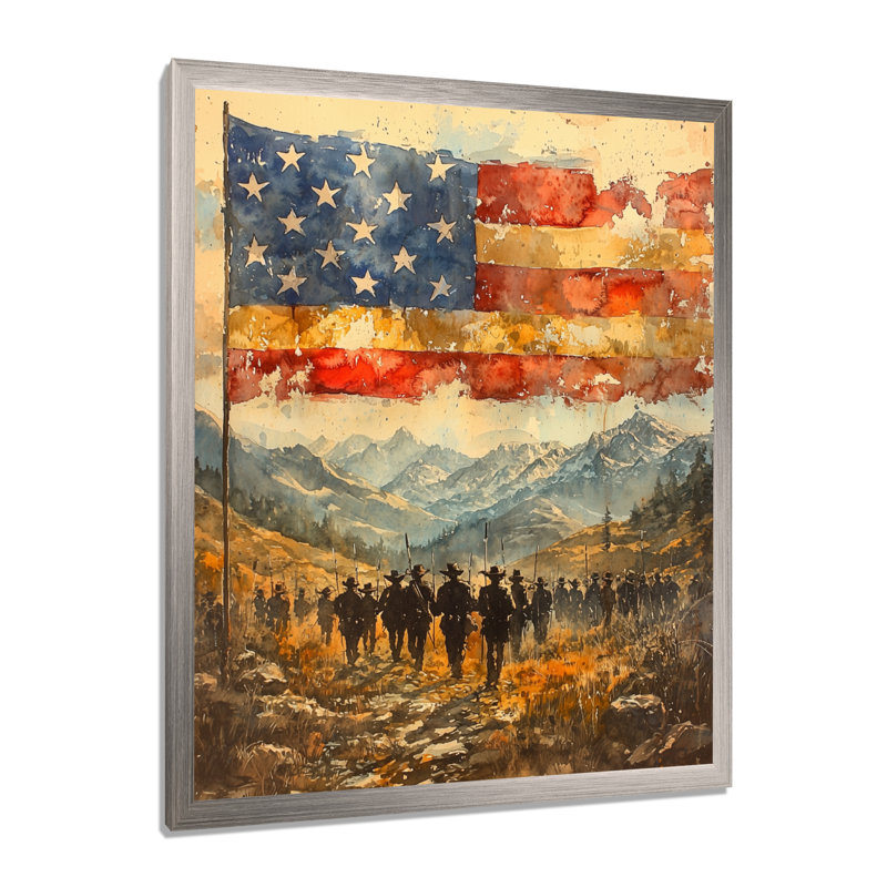 Adamson - paysages, impressions d'art mural, H 32 po x l 16 po, Picture Framed, Argent argent