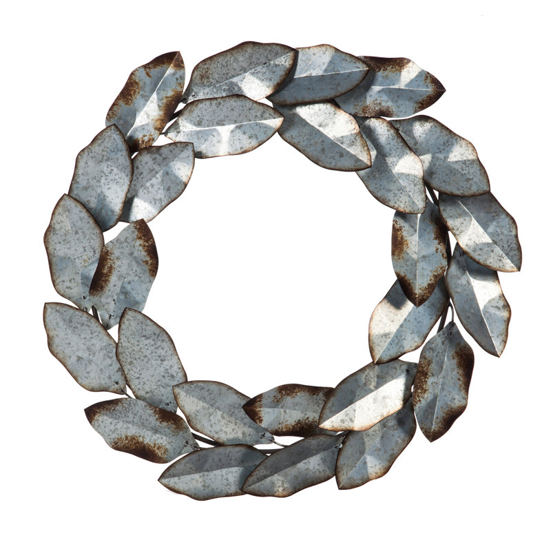 Couronne à feuilles en métal