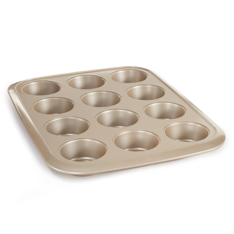 Non-stick Carbon Steel 12-Cup Muffin Pan, 3.25"