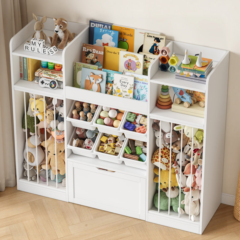 Organisateur de jouets Bideford Rebrilliant, White