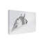 Reproduction d’art sur toile tendue « White Horse on White »-513967988