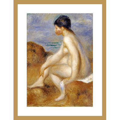 BatherPierre-Auguste Renoir - Impression giclée sur cadre