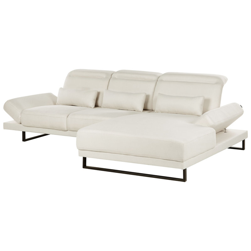 IKAST 4 Seater Reclining Sofa & Chaise, Light Beige