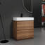 Meuble-lavabo pour salle de bain avec lavabo simple, meuble-lavabo sous-comptoir moderne avec tiroir double, meuble-lavabo autoportant-548342589-548342591