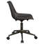 Ralston Brown Upholstered Adjustable Home Office Desk Chair