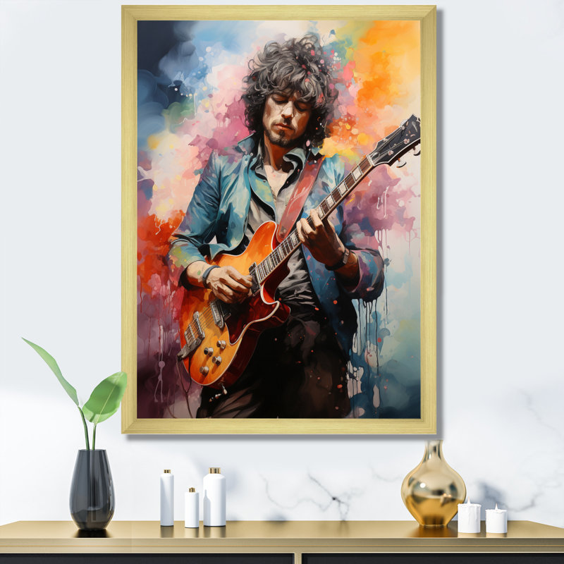 Tyrec Bohemian Art Bohemian Rhapsody sur impression sur toile, H 32 po x l 24 po x P 1 po, Encadrement doré