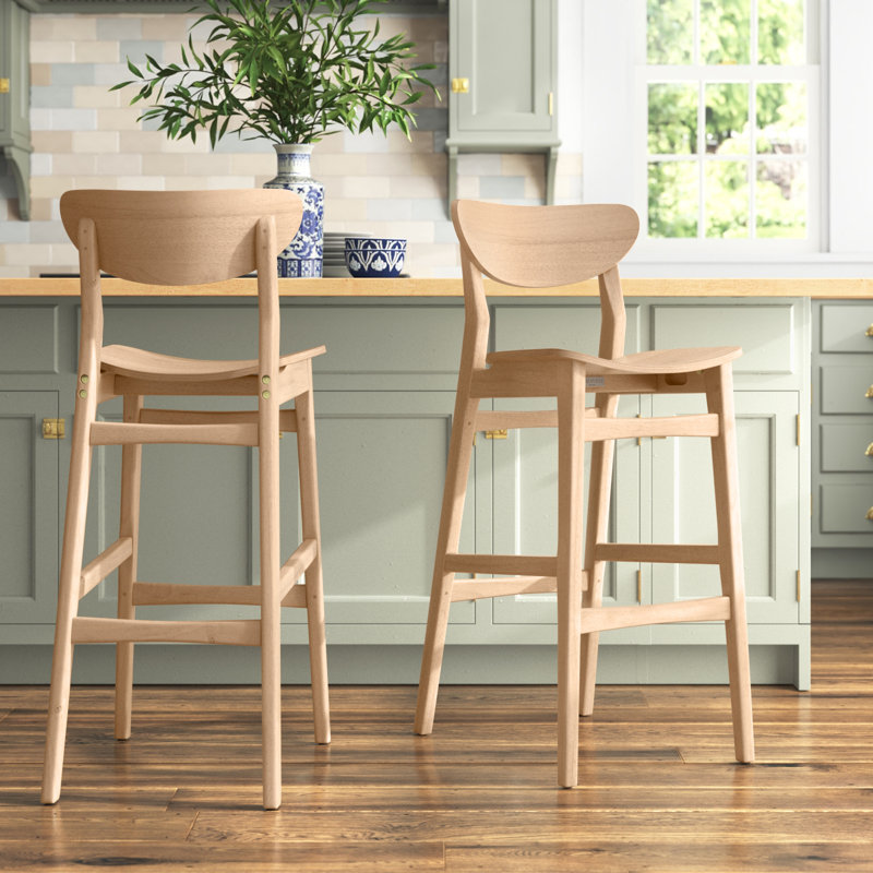29.53'' Bar Stool, Walnut
