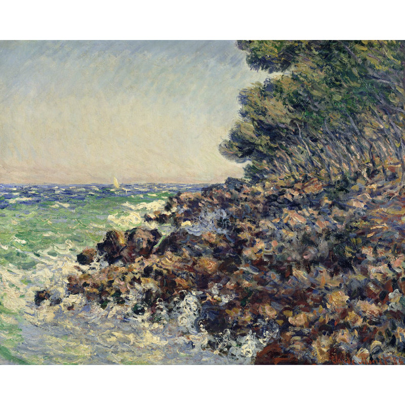 Adhésif décoratif Monet Cap Martin (1884), H 38,5 po x l 48 po