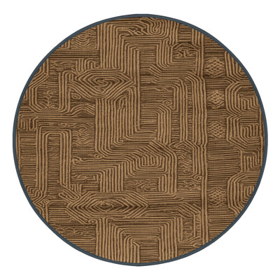 Machine Washable Turkish Brown Area Rug