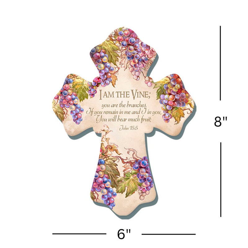 I Am the Vine Wooden Cross