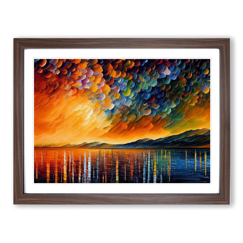 Glowing Lake Vol.2 - Framed Print, 46cm H x 64cm W
