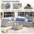Demasi 6-Person Patio Furniture Set With Comfortable Cushions And Glass Table-1570884529