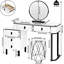 Nitza Dressing Table with Mirror-389730566
