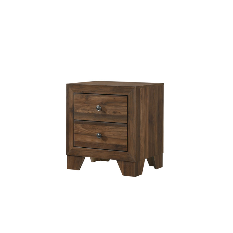 Table de chevet transitionnelle 1 pièce 2 pièces avec quincaillerie en métal