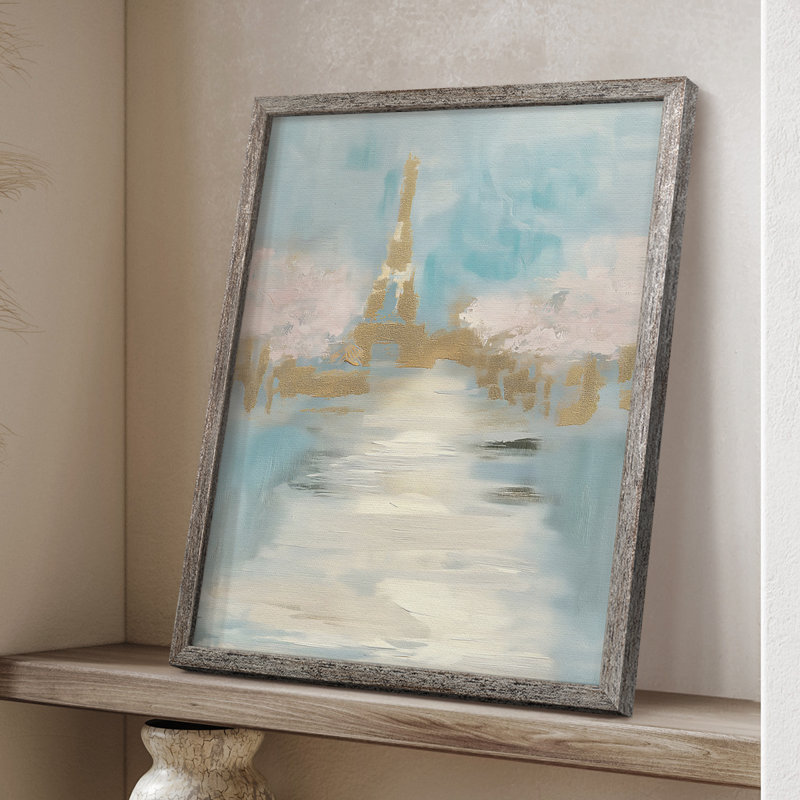 Impression encadrée FLORAL Series Dxxx - bois massif, H 11 po x l 9 po