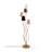 Artistic Multi-Branch Fabric Floor Lamp