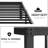 Amylia Heavy Duty 16"  Black Metal Bed Frame, No Box Spring Needed and Easy Assembly Platform Bed-715560968