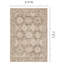 Tapis traditionnel texturé élégant taupe traditionnel Olive-286962387