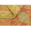 Tapis intérieur en laine orange/rouge 3 pi 3 po x 5 pi one-of-kind à la main noué la new age Elland