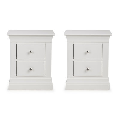 Dial 50cm W Solid Wood Bedside Table