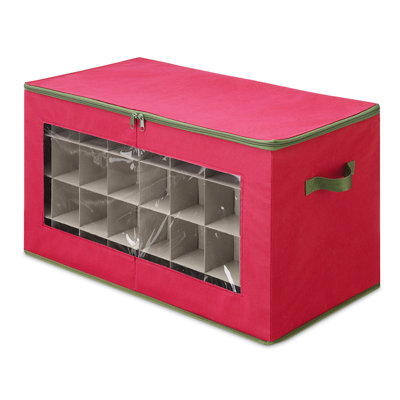 CHRISTMAS ORNAMENT BOX-128 SECTIONS