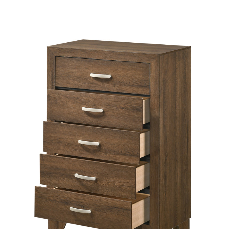 Commode à finition chêne Miquell