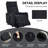 Chenille Single Motor Power Lift Recliner Chair With Massage And Heat For Elderly, Heavy Duty Motion Mechanism And One USB For Charging, Max Reclining Angle 155°