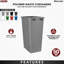 Poubelle de remplacement en polymère Rev-A-Shelf pour tablettes coulissantes Rev-A-Shelf-93602177