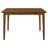 5-piece Rectangular Dining Table Set Chestnut