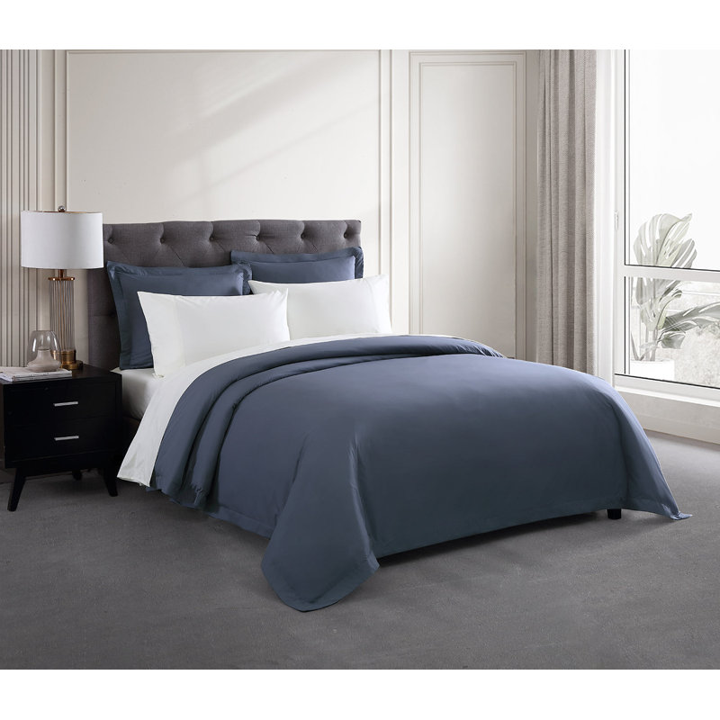 Hotel Percale Sheet Set, King, Slate